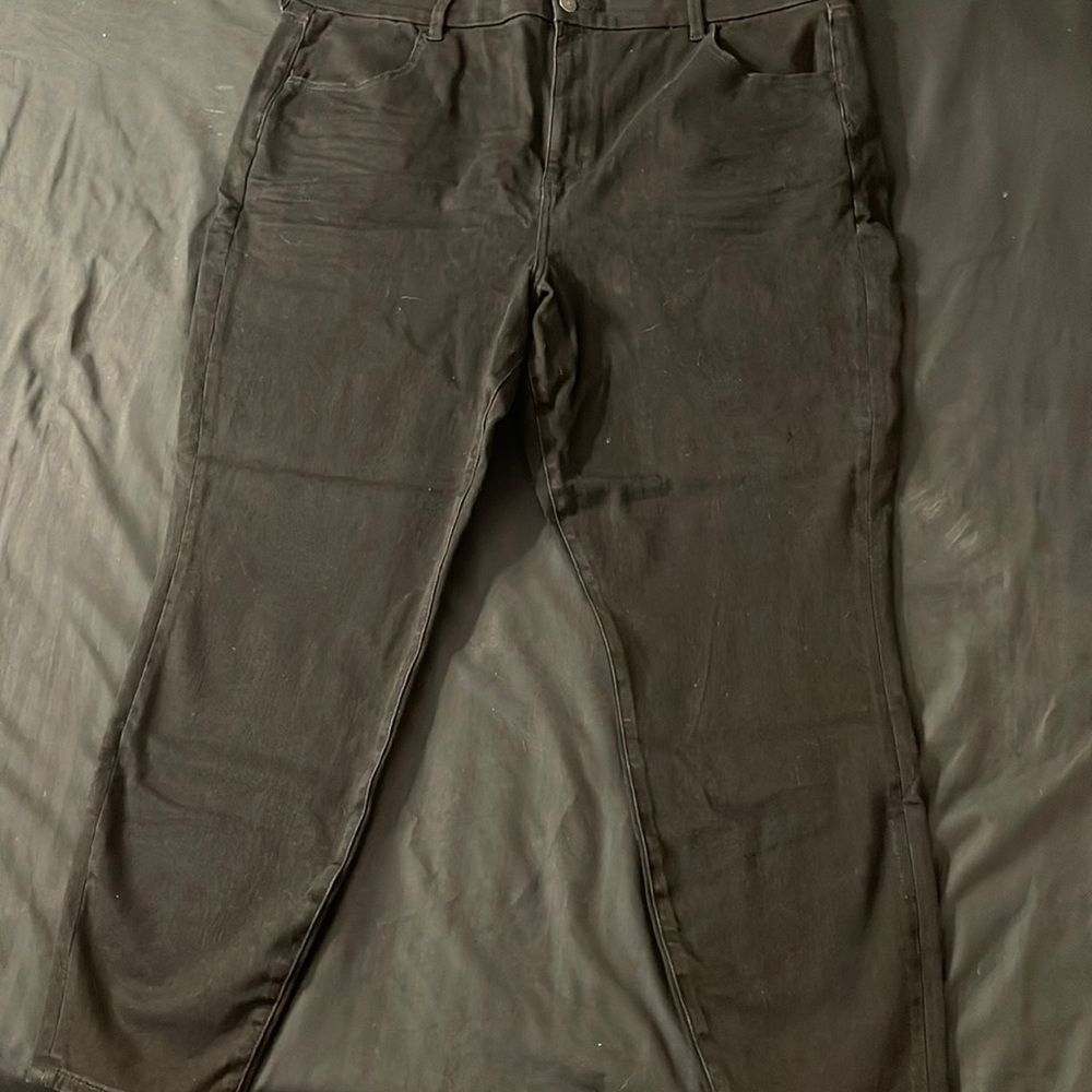 American Eagle Black Curvy Super HiRise Jegging